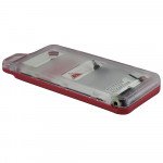 Wholesale iPhone 5S, 5C, 5, 4S, 4 Universal Waterproof Crystal Case (Hot Pink)